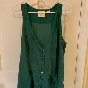 Green Maeve sleeveless swing top